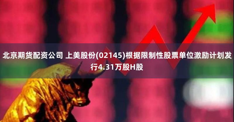 北京期货配资公司 上美股份(02145)根据限制性股票单位激励计划发行4.31万股H股